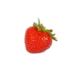 Red berry strawberry isolated on white background