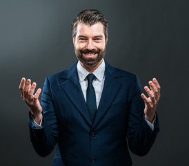 Geschäftsmann mit Geld