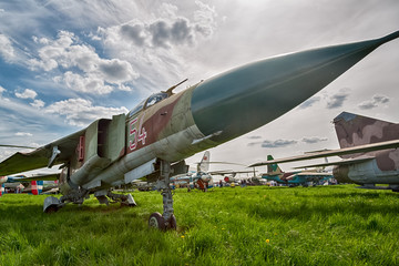 Old military aircraft