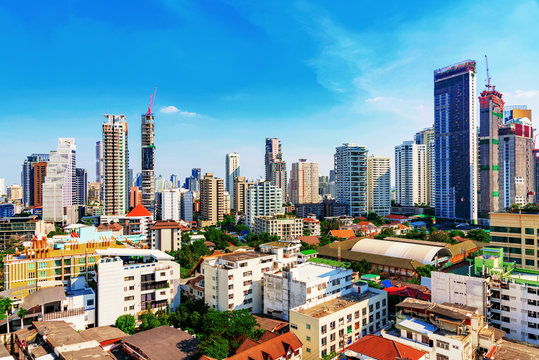View of downtown Bangkok