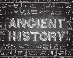 Ancient History Blackboard Background