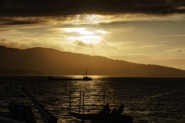 Sailing to Lochaline, Scotland