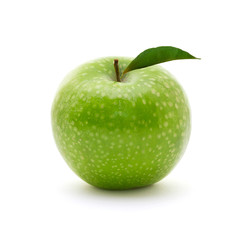 Grüner Apfel isoliert