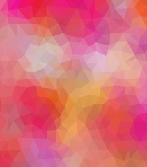 Obraz premium Colored polygonal illustration consist of triangles. Geometric background