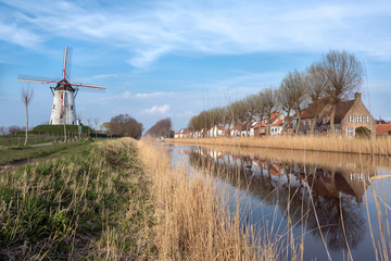 Obraz premium Damme village in Flanders