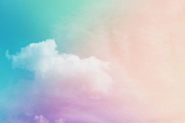 Obraz na płótnie Canvas cloud and sky with grunge paper texture