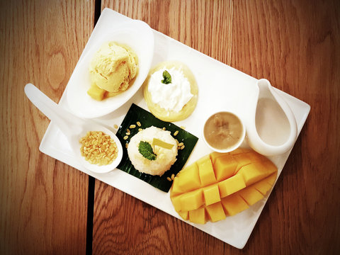 Mango and sticky rice