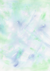 Watercolor hand painted spring background