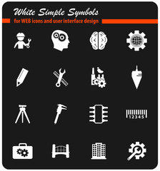 engineering icon set