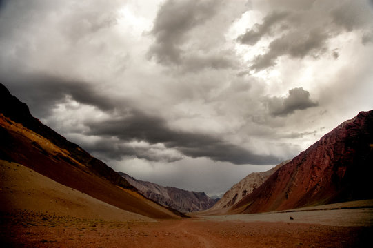 Landscape treck in Aconcagua