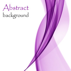 Abstract background with purple waves