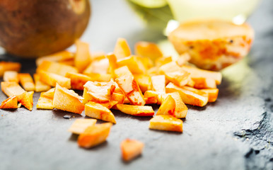 Avocadokern, Avocado, Kern zerkleinert