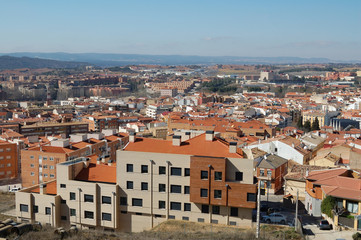 Fototapeta na wymiar Vista de la ciudad nueva de Cuenca