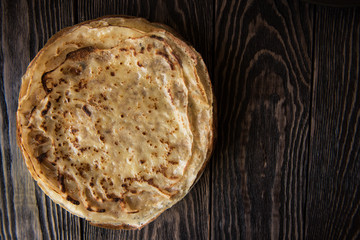 Fried tasty pancakes