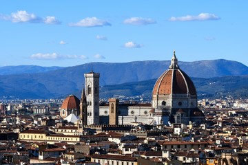 Fototapeta na wymiar Cathedral of Santa Maria del Fiore, Florence, Tuscany, Italy.