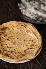 Fried tasty pancakes