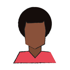 man cartoon icon over white background. colorful design. vector illustration