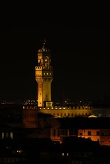 Obraz premium Old Palace in Florence as seen from Piazzale Michelangelo, Italy