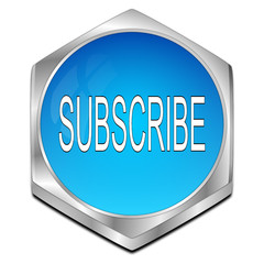 Subscribe Button - 3D illustration