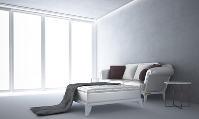 The interior of luxury living room design 