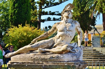 Achilleion, Corfu, Greece: Achilles