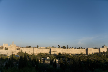Fototapeta premium Jerusalem old city walls