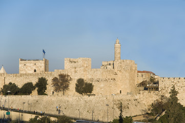 Naklejka premium Tower of David, Jerusalem old city