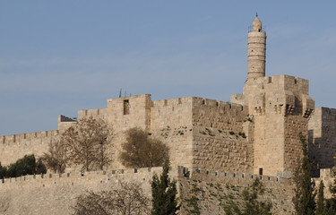 Naklejka premium Tower of David, Jerusalem old city