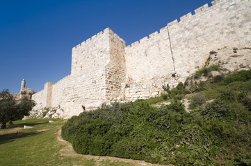 Jerusalem old city walls