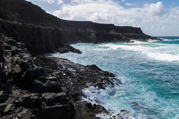 Fuerteventura Island beach landscape