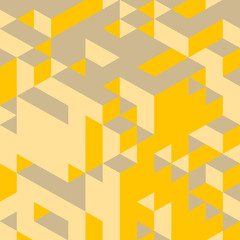 3d blocks structure background. Vector illustration.