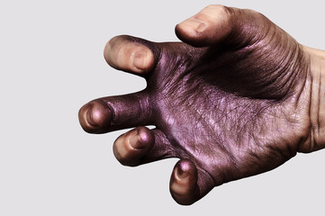 Obraz premium Close-up photo of empty Hand