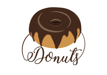 Illustrazione ciambella Donuts 