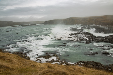 Cascade d'eau en Islande