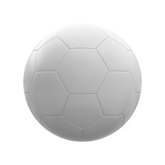 3D rendering Isolated Soccer Ball with white background