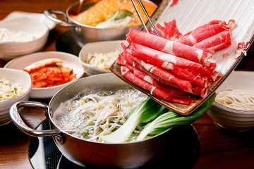  shabu-shabu with beef