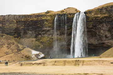 Obraz premium Cascade d'eau en Islande