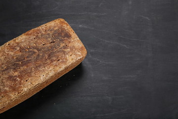 rye bread on the table