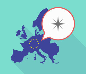 EU map with a sparkle