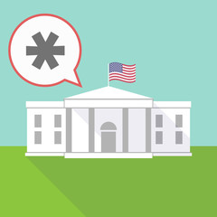 The White House with an asterisk