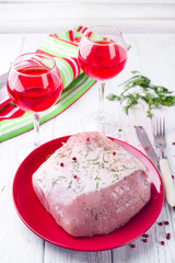 Fresh pork fillet