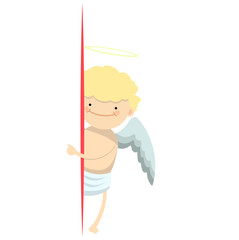 Angel little boy banner
