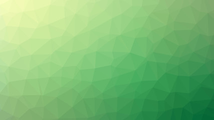 Green abstract low poly style illustration graphic background