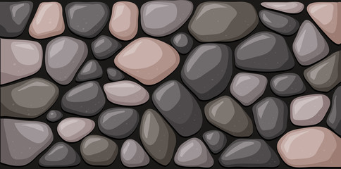 Texture of stone blocks. Vector illustration - 138989956
