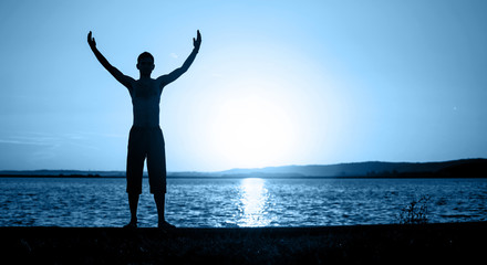 Fototapeta premium Life coaching, motivation and self realization concept banner