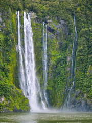 Striling Falls in Milford Sound - New Zealand
