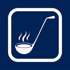 Ladle Icon Flat Graphic Design - Illustration