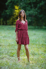 Young smiling woman portrait