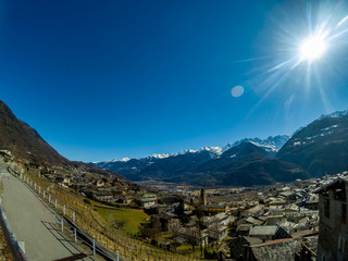 Obraz premium Valley of Sondrio, Valtellina Italy