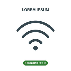 WI-FI icon vector